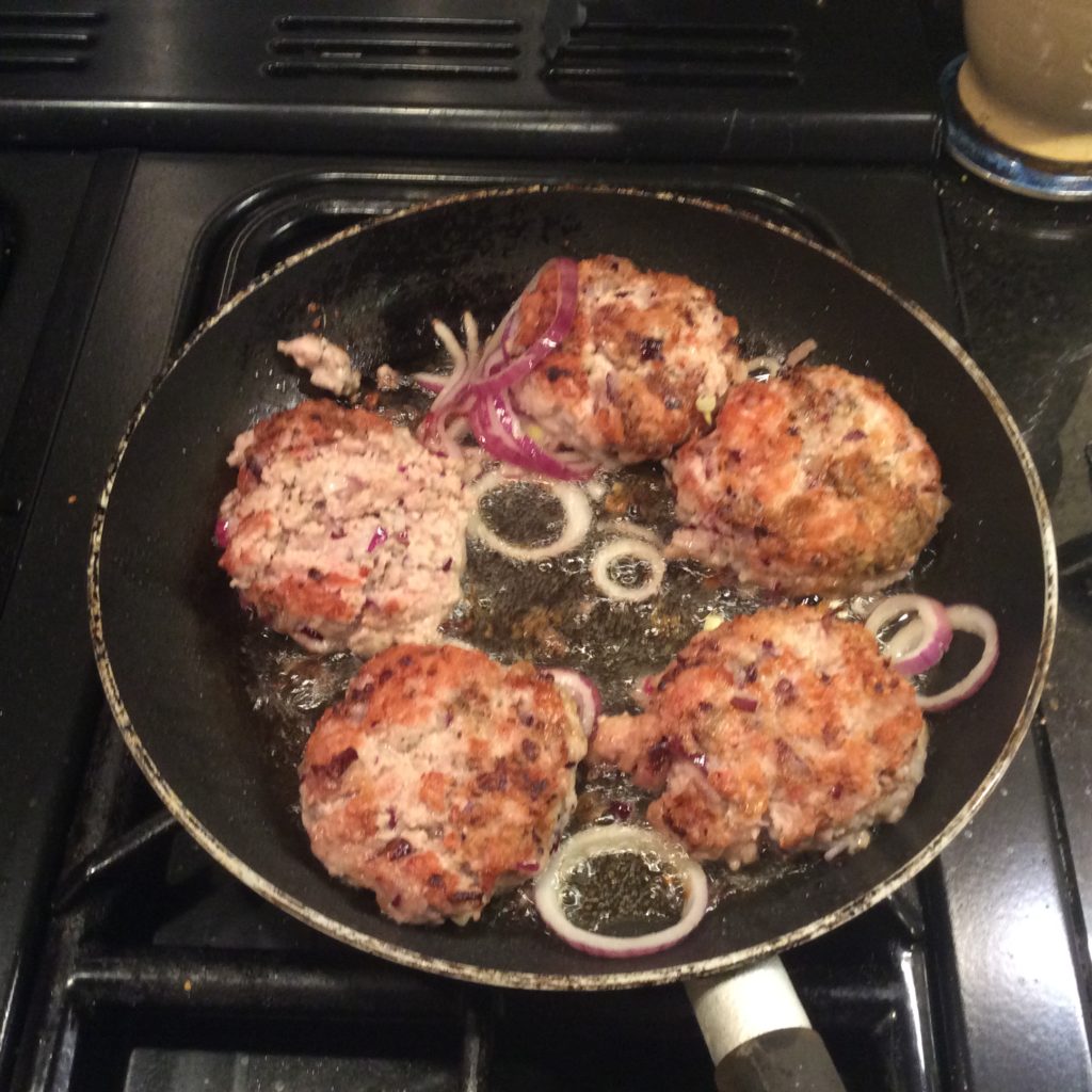 pork burgers