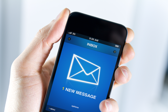 Phone text message
